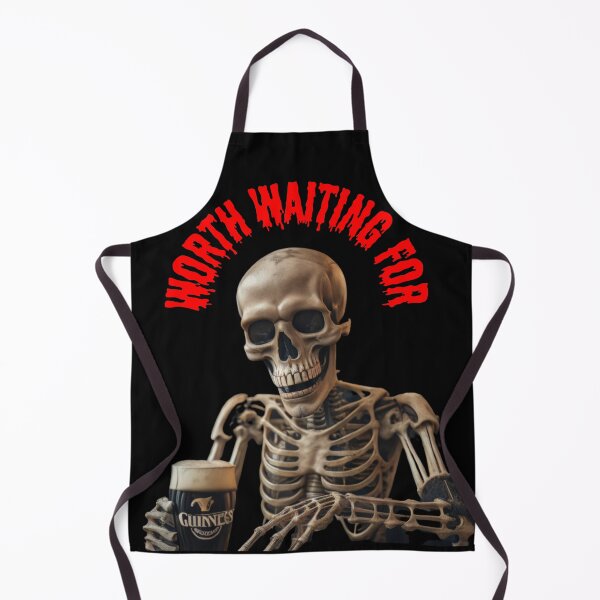 Artikelvorschau, Guinness Drinking St. Patricks Day Saint Paddys Day Halloween Skeleton Irish Shirt, auf das es sich zu warten lohnt entworfen und verkauft von Culveays.