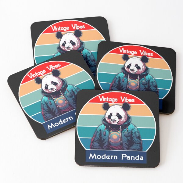 Item preview, Vintage Vibes, Modern Panda designed and sold by MrHorux.