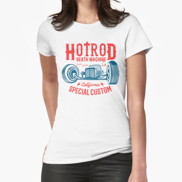 Hot Rod Death Machine Fitted T-Shirt