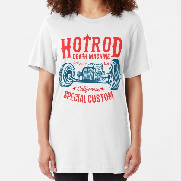 Hot Rod Death Machine Slim Fit T-Shirt