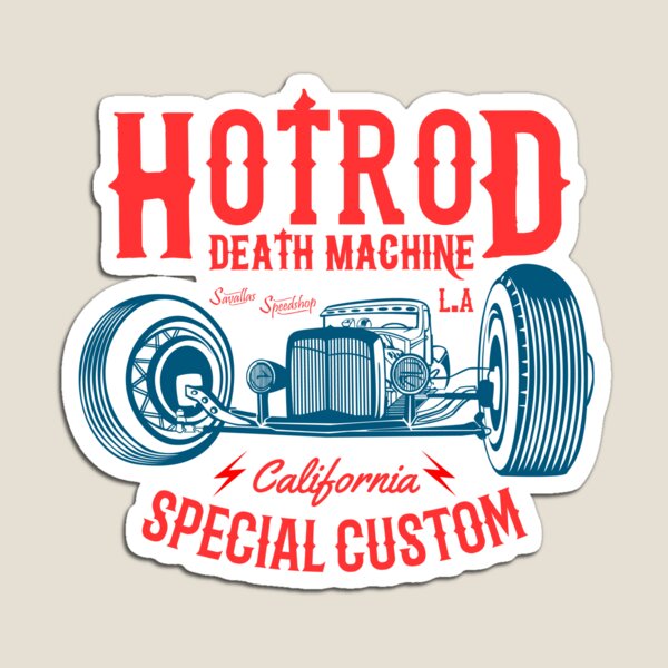 Hot Rod Death Machine Magnet