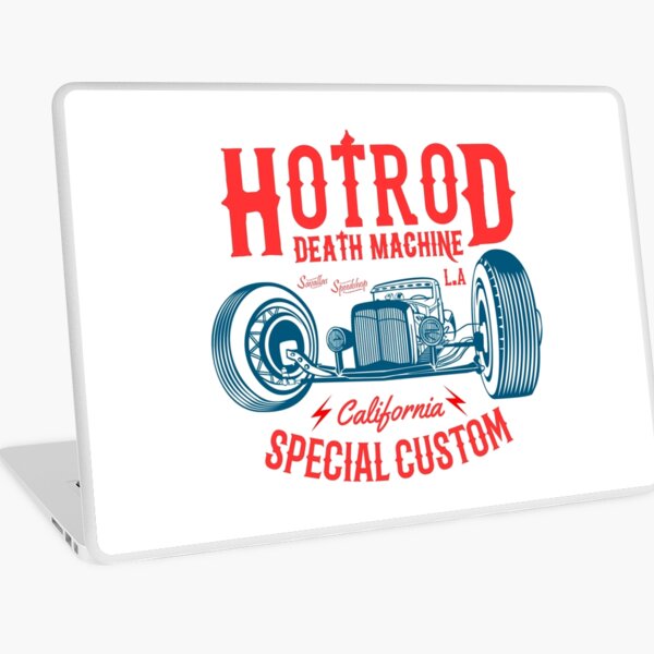 Hot Rod Death Machine Laptop Skin