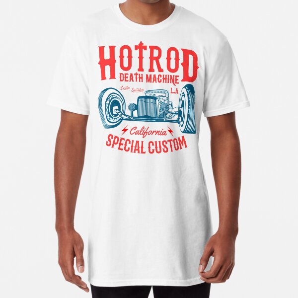 Hot Rod Death Machine Long T-Shirt