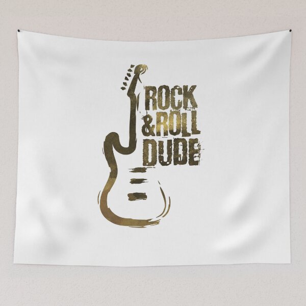 Item preview, Rock and Roll Dude Guitar Silhouette designed and sold by SunnyStreet.