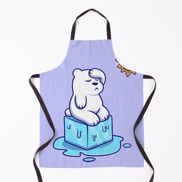 Item preview, Chilling Moments: Cute Polar Bear Enjoying Melting Ice designed and sold by hjian8219.