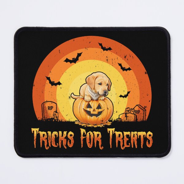 Item preview, Tricks for Treats Labrador Retriever - Halloween design for Spooky dog owners designed and sold by brindled.