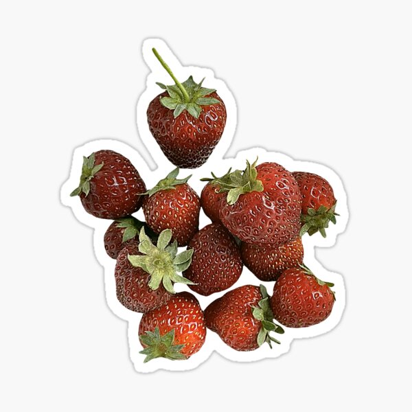 Item preview, fruit 03 strawberry designed and sold by mystudiocreate.