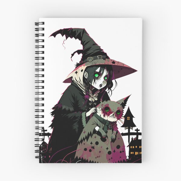 Item preview, Zombie Witch and Cat #1 designed and sold by necrovortex.