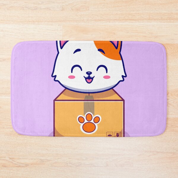 Item preview, Whisker Wonderland: Cute Cat in a Box" designed and sold by hjian8219.