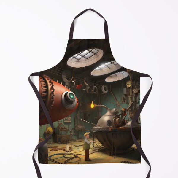 Item preview, Robot Factory Boiler Room w Fish designed and sold by Peter LOPEZ.