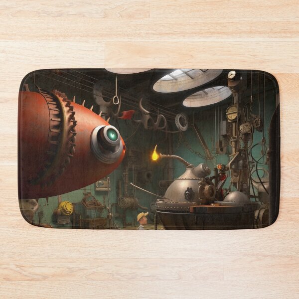 Item preview, Robot Factory Boiler Room w Fish designed and sold by Peter LOPEZ.