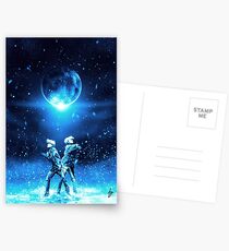 WONDER / HER / TEAR / ANSWER Postcards