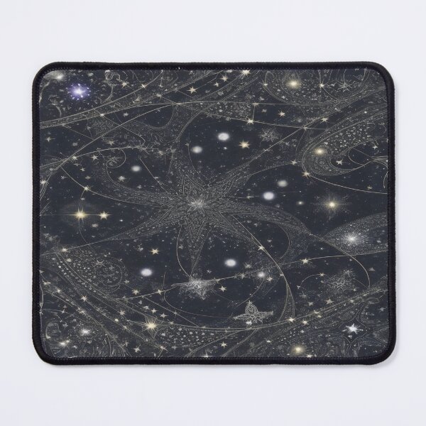 Item preview, Starry Night Skies: Cosmic Ships and Refracted Patterns designed and sold by AFUNARTZ.