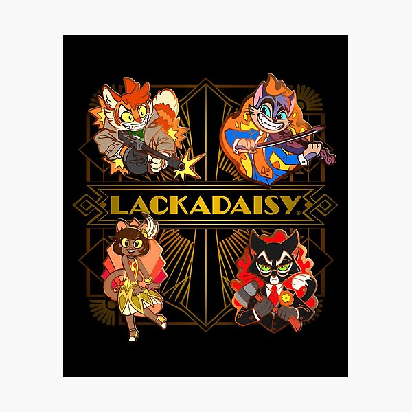 Item preview, Lackadaisy Set Pin designed and sold by BethelHemphill.