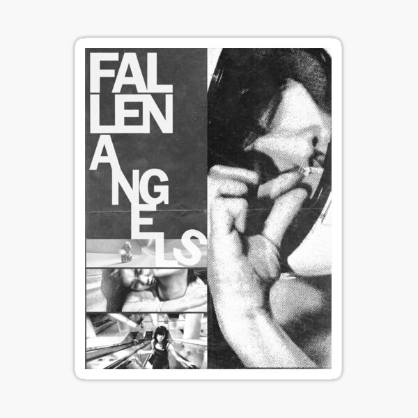 Item preview, Fallen Angels | White | Vintage Poster Collage designed and sold by theoralcollage.