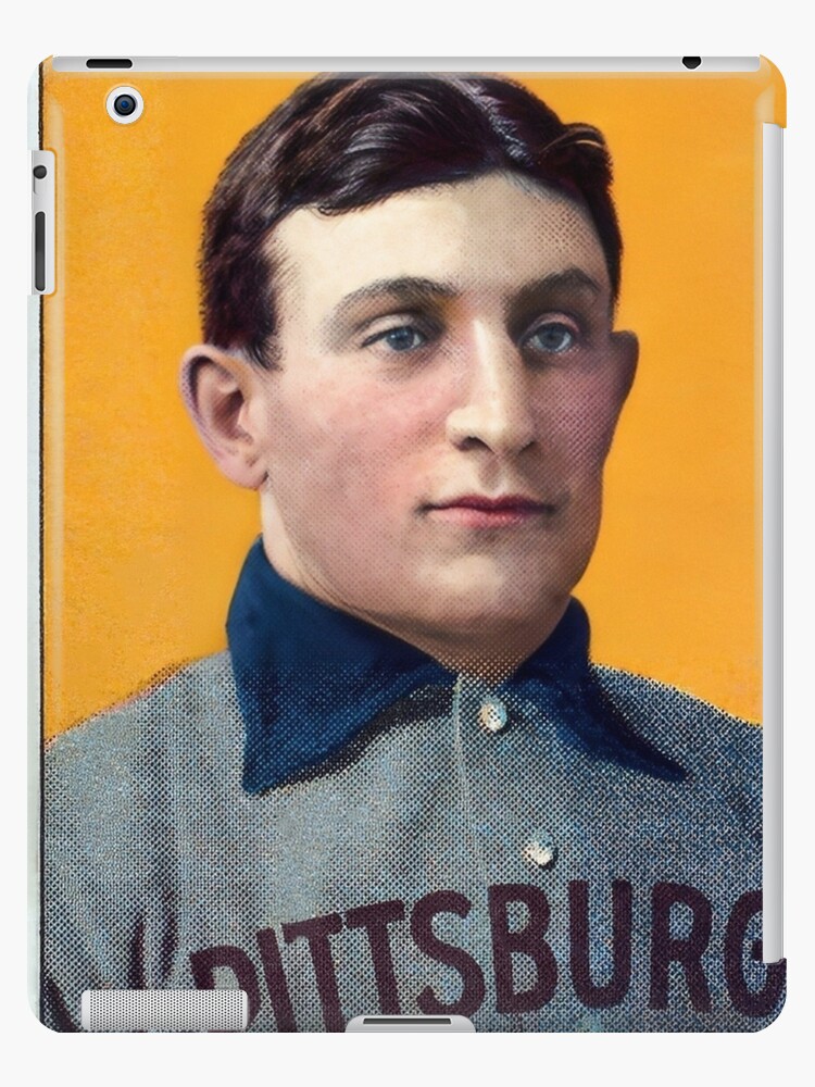 1909 T206 Honus Wagner baseball card The Flying Dutchman portrait based on  authentic real 1909 card art iPad Case & Skin for Sale by Jéanpaul Ferro