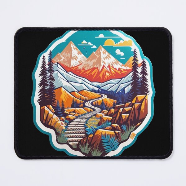 Item preview, Hike Trail Through The Mountains designed and sold by TrendyPalette.