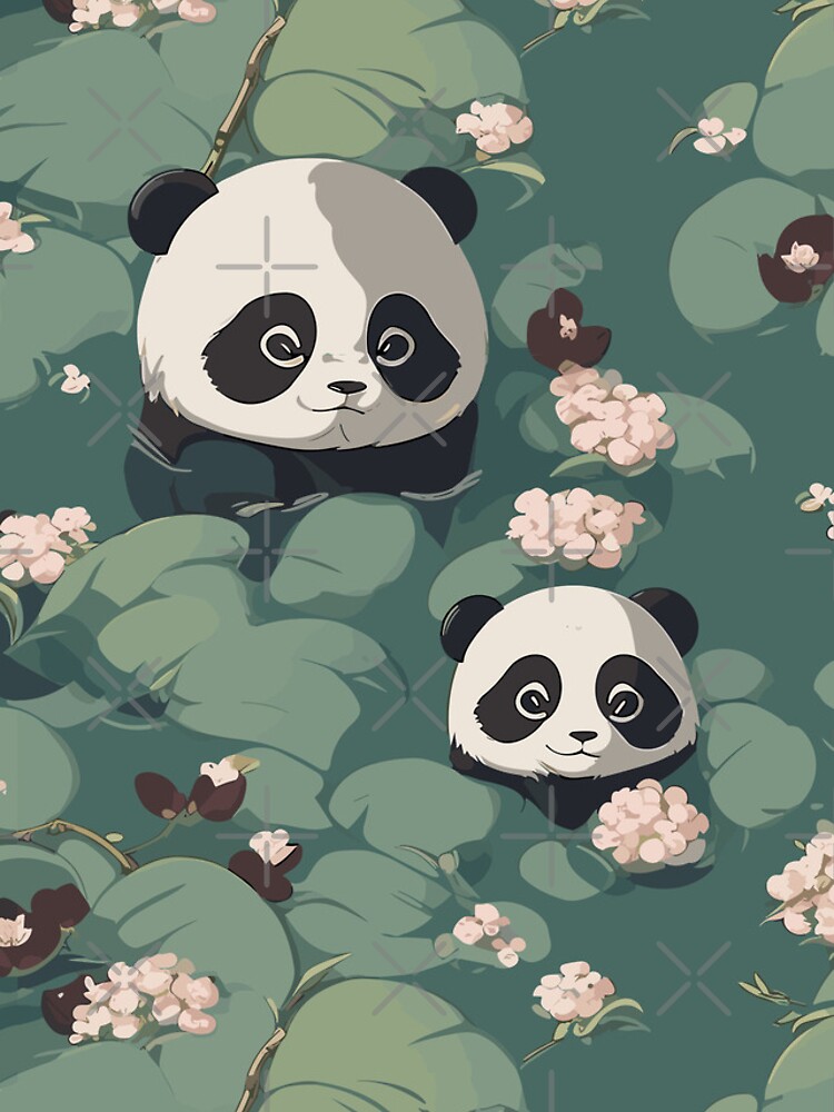 Thumbnail 5 of 5, iPhone Case, PANDA PATTERN designed and sold by ROMIREY.