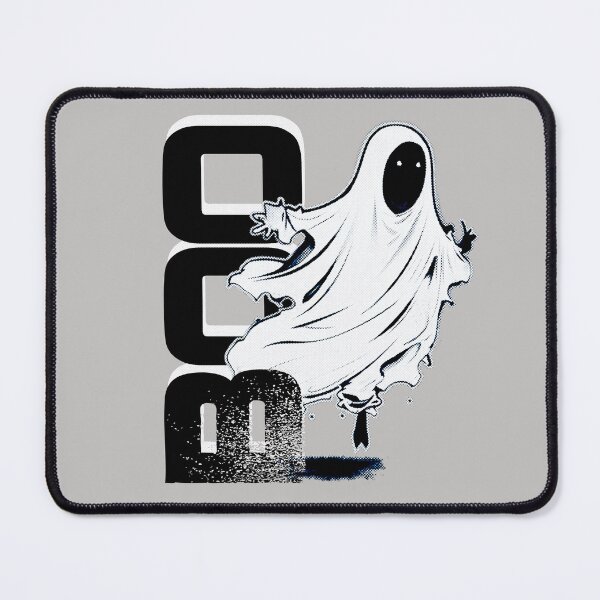 Item preview, Ghost Of Disapproval - white halftone Dark Typo designed and sold by SimonSay.