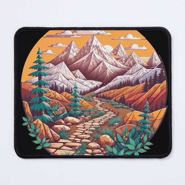 Item preview, Hike Trail Through The Mountains designed and sold by TrendyPalette.