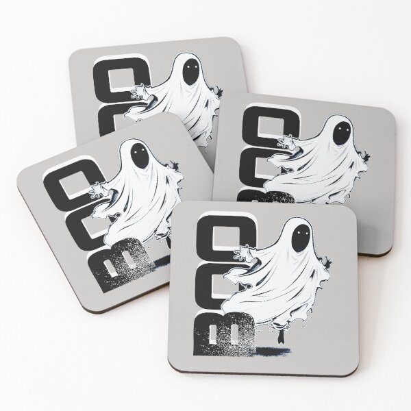 Item preview, Ghost Of Disapproval - white halftone Dark Typo designed and sold by SimonSay.