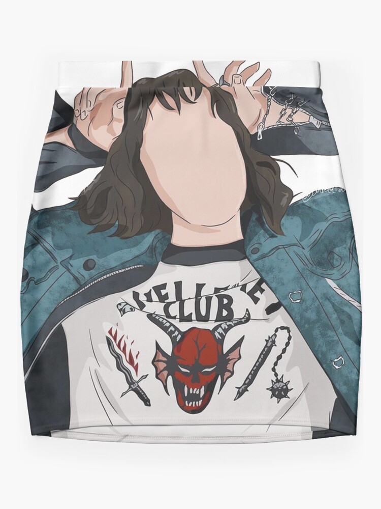 Thumbnail 3 of 4, Mini Skirt, STRANGER THINGS EDDIE MUNSON designed and sold by airstik.