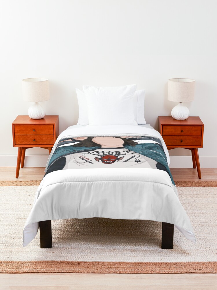 Thumbnail 3 of 6, Comforter, STRANGER THINGS EDDIE MUNSON designed and sold by airstik.