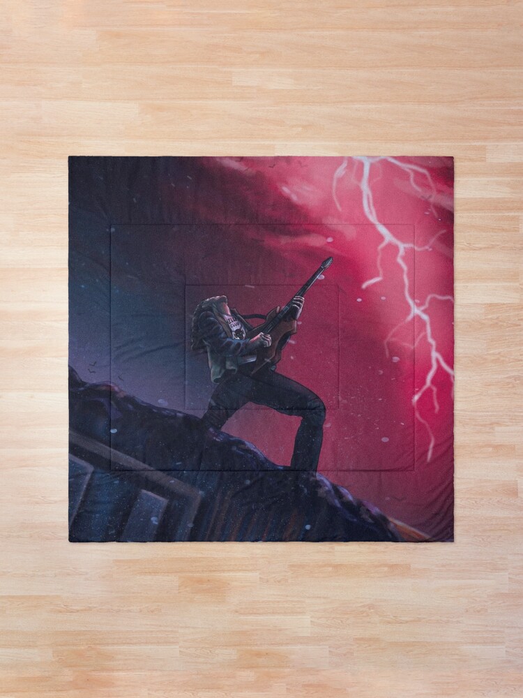 Thumbnail 1 of 6, Comforter, STRANGER THINGS EDDIE MUNSON designed and sold by airstik.