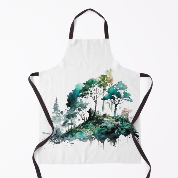 Item preview, Fantasy watercolor forest designed and sold by Estalon.