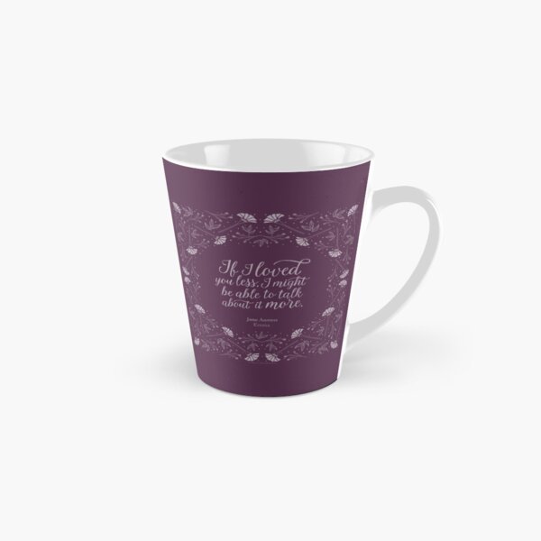 Item preview, Jane Austen Emma Floral Love Quote designed and sold by Bookish and Wonderful.