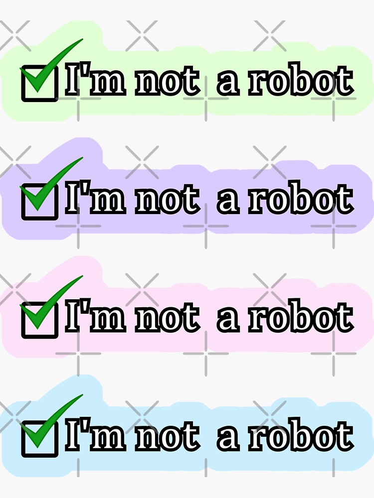I am not a robot, Cyber Security captcha Verify You Are A Human