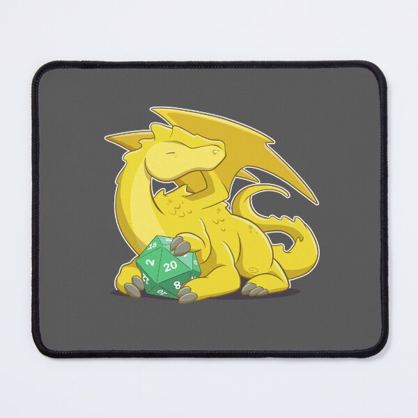 Item preview, D20 Yellow Dragon designed and sold by Powers Art.