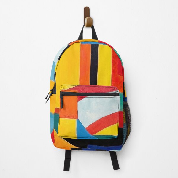 Item preview, "Summer at the Seaside" Kandinsky Style Geometric Art done in Acrylic with Bold Colours designed and sold by BuickRasDesign.