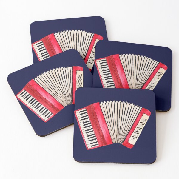 Item preview, Red Accordion designed and sold by JenPolegattoArt.