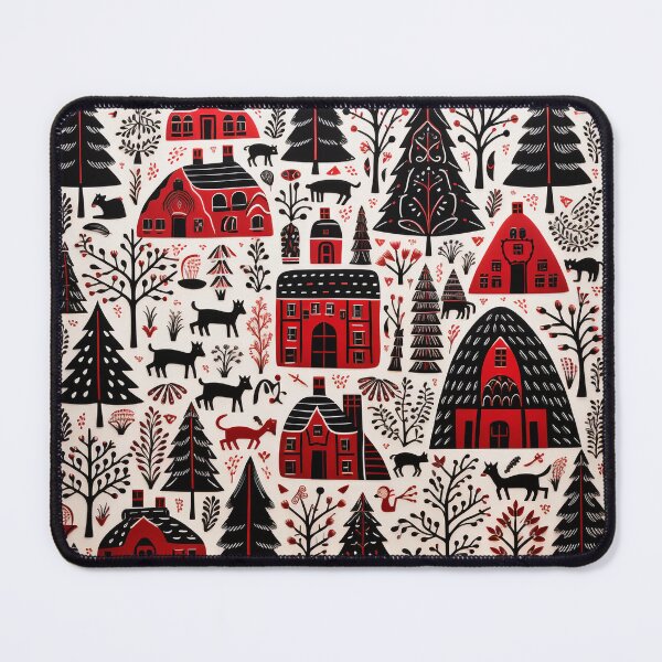 Item preview, Christmas Minimalist Symbolic Sgraffito Line Art designed and sold by BabydellArt.