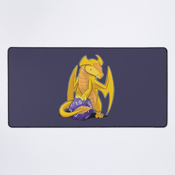 Item preview, D20 Gold Dragon designed and sold by Powers Art.
