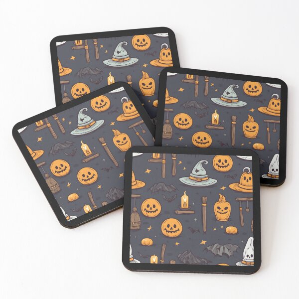 Item preview, Witchy Delights and Halloween Nights Art Print designed and sold by trendyzcom.