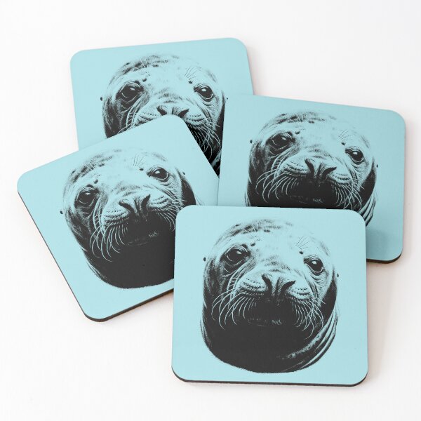 Item preview, Seal Sea lion Face Sticker T-shirt Art designed and sold by allthis.