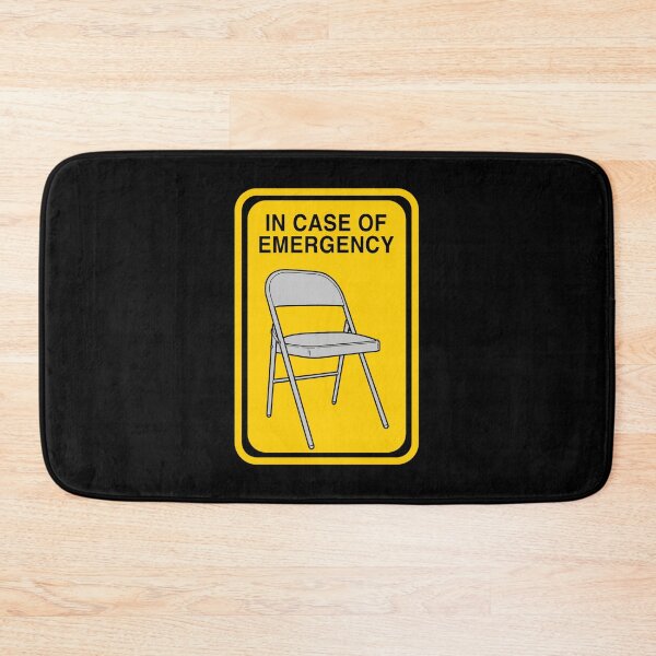 Item preview, Folding Chair In case of Emergency designed and sold by BriceHill.