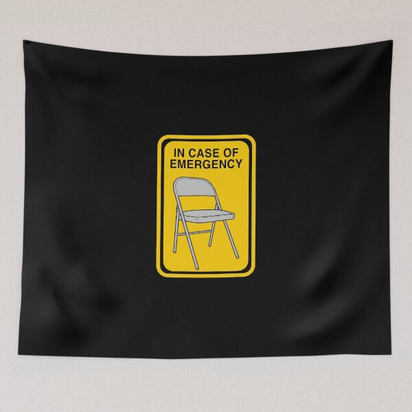 Item preview, Folding Chair In case of Emergency designed and sold by BriceHill.