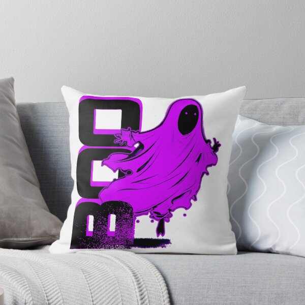 Item preview, Ghost Of Disapproval - Purple Halftone Dark Typo designed and sold by SimonSay.