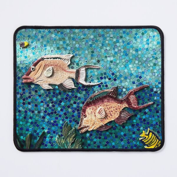 Item preview, ANGEL FISHS MOSAIC designed and sold by BridgetBresser.