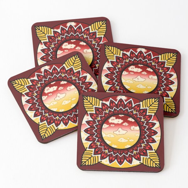 Item preview, Cloud Flower IV: Yellow&Red designed and sold by SoundsGoodArt.
