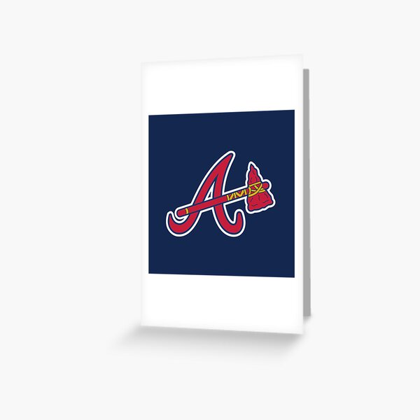 Atlanta Braves Logo Greeting Card by Jeromi Cesk