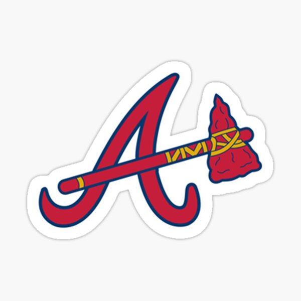 braves team of atlanta Sticker for Sale by bramssamuely