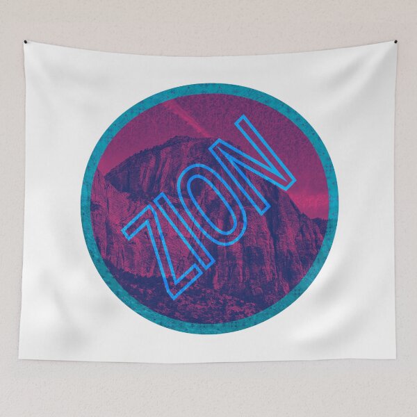 Item preview, Zion National Park 4 Trail Logo designed and sold by sabreart.