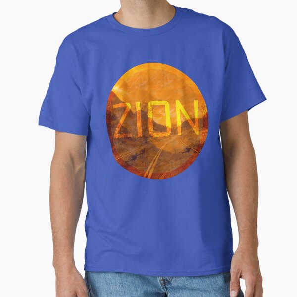 Vista previa del artículo con la obra «Parque Nacional Zion 5 Turquía Trot Logo», diseñado y vendido por sabreart.