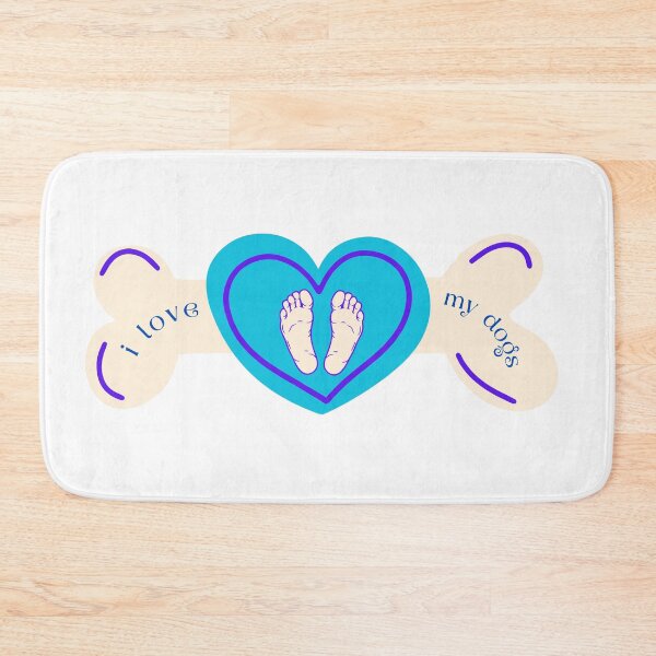 Item preview, I love my dogs bumper designed and sold by ArtAngiTresors.