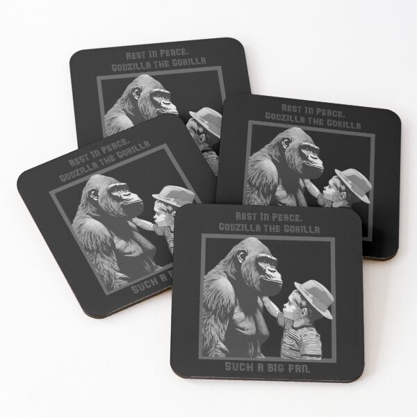 Item preview, I Think You Should Leave Godzilla the Gorilla B&W designed and sold by Corncob-TV.