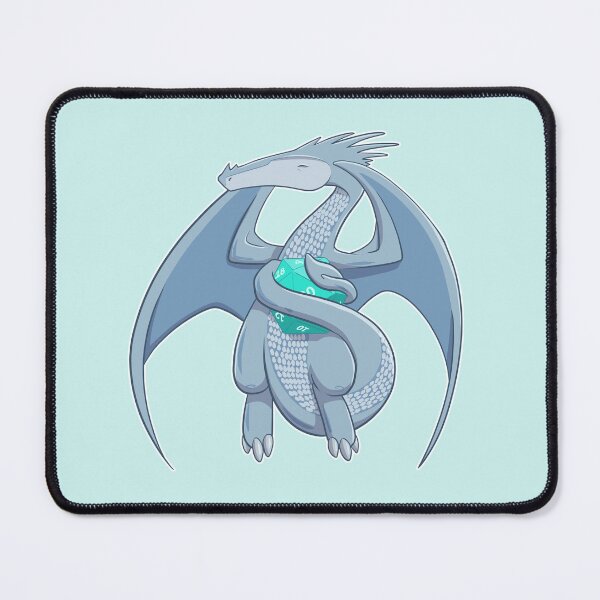 Item preview, D20 Silver Dragon designed and sold by Powers Art.